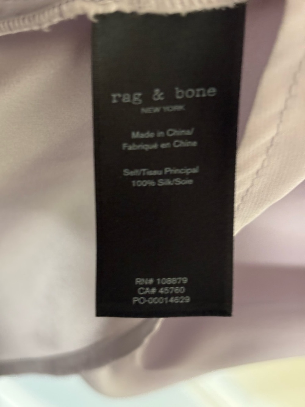 rag & bone Lavender Sleeveless Wrap Tie romantic blouse Camisole - Picture 4 of 5